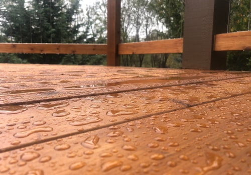 Stain and Sealer Application for Dock Maintenance and Repair